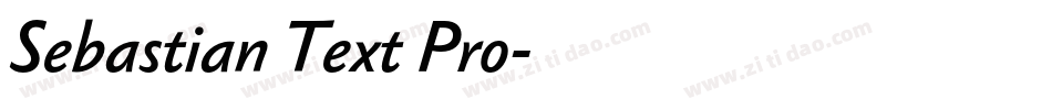 Sebastian Text Pro字体转换